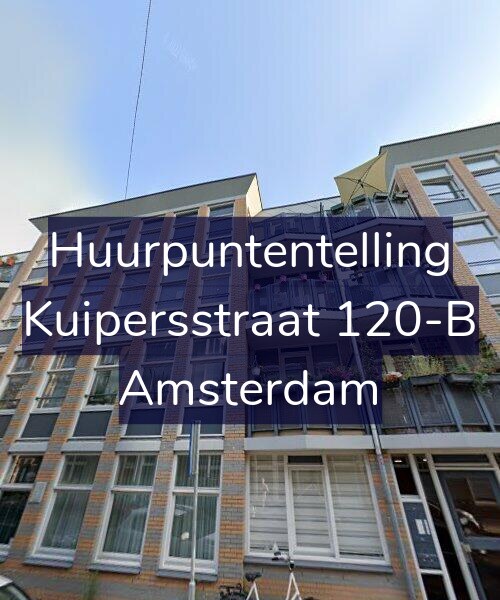 Foto gevel Huurpuntentelling voor Kuipersstraat 120-B, Amsterdam
