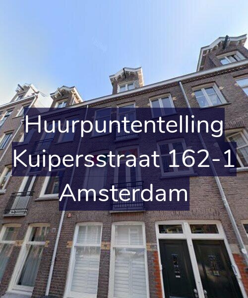Foto gevel Huurpuntentelling voor Kuipersstraat 162-1, Amsterdam