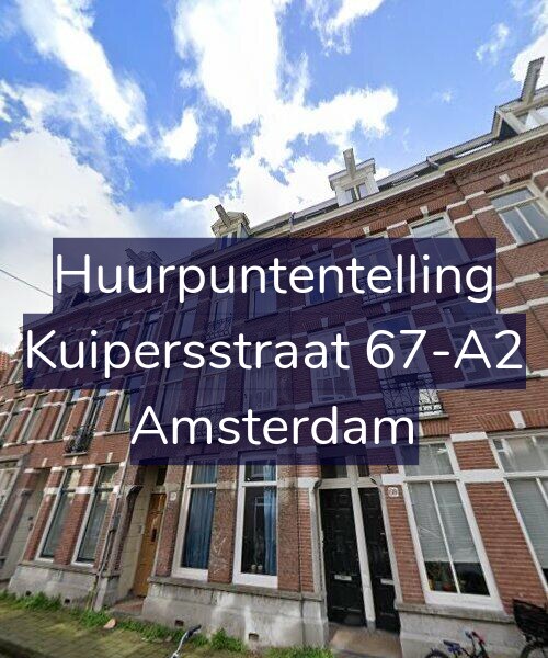 Foto gevel Huurpuntentelling voor Kuipersstraat 67-A2, Amsterdam