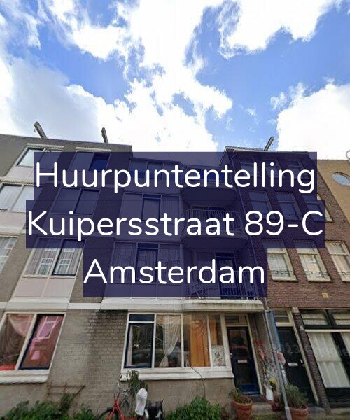 Foto gevel Huurpuntentelling voor Kuipersstraat 89-C, Amsterdam