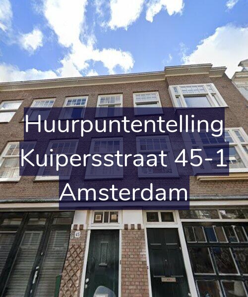 Foto gevel Huurpuntentelling voor Kuipersstraat 45-1, Amsterdam