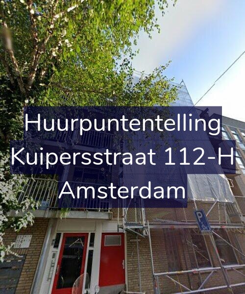 Foto gevel Huurpuntentelling voor Kuipersstraat 112-H, Amsterdam