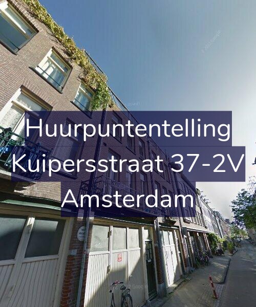 Foto gevel Huurpuntentelling voor Kuipersstraat 37-2V, Amsterdam