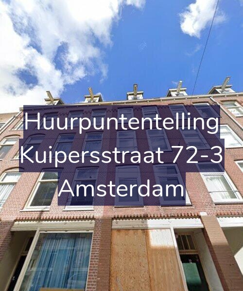 Foto gevel Huurpuntentelling voor Kuipersstraat 72-3, Amsterdam