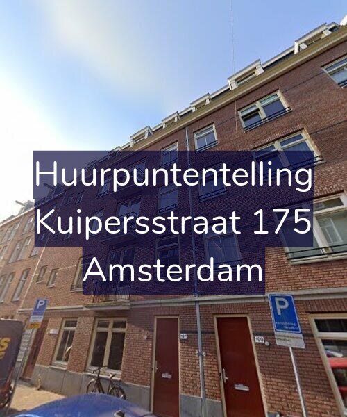 Foto gevel Huurpuntentelling voor Kuipersstraat 175, Amsterdam