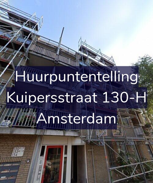 Foto gevel Huurpuntentelling voor Kuipersstraat 130-H, Amsterdam