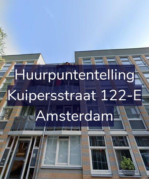 Foto gevel Huurpuntentelling voor Kuipersstraat 122-E, Amsterdam