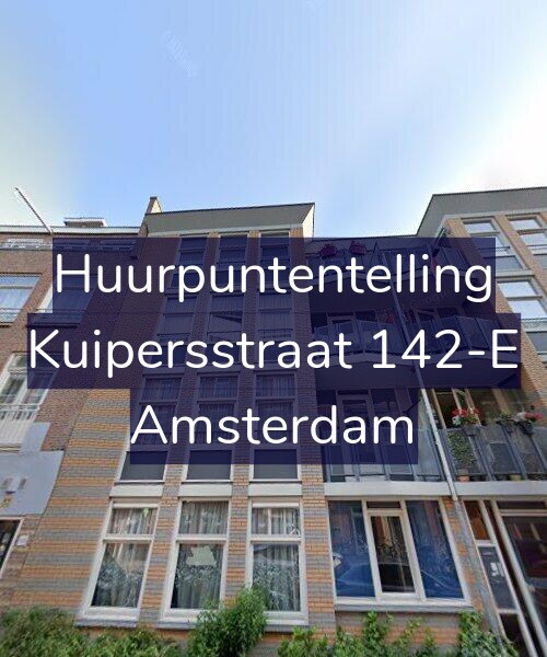 Foto gevel Huurpuntentelling voor Kuipersstraat 142-E, Amsterdam