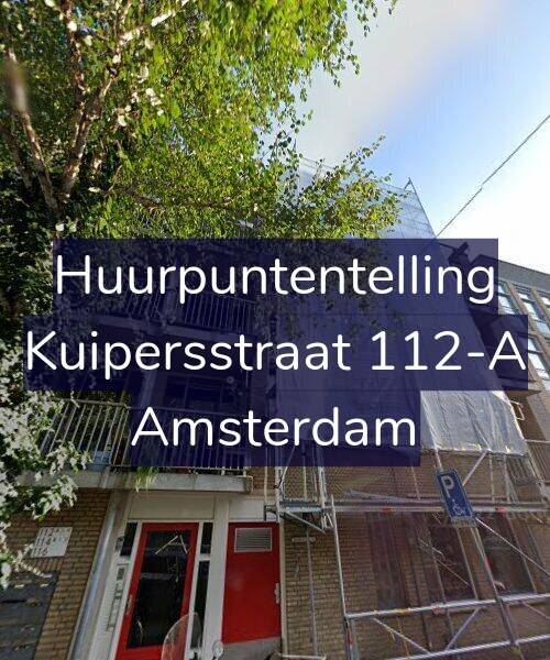 Foto gevel Huurpuntentelling voor Kuipersstraat 112-A, Amsterdam
