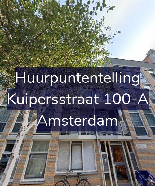 Foto gevel Huurpuntentelling voor Kuipersstraat 100-A, Amsterdam