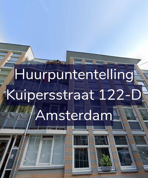 Foto gevel Huurpuntentelling voor Kuipersstraat 122-D, Amsterdam