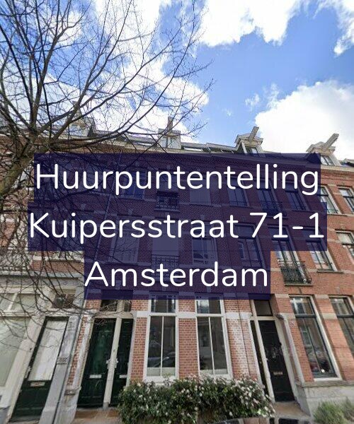 Foto gevel Huurpuntentelling voor Kuipersstraat 71-1, Amsterdam