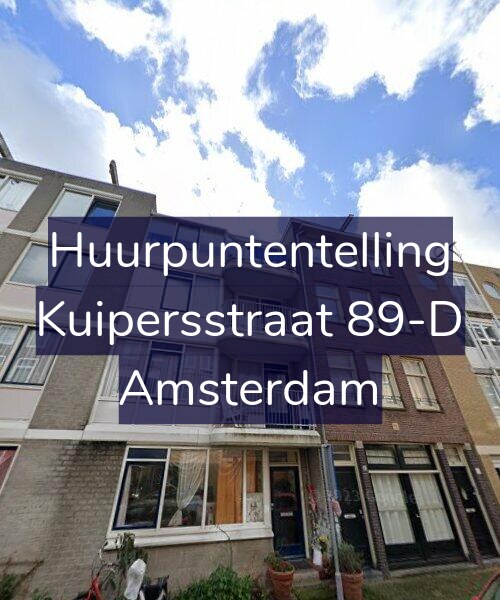 Foto gevel Huurpuntentelling voor Kuipersstraat 89-D, Amsterdam