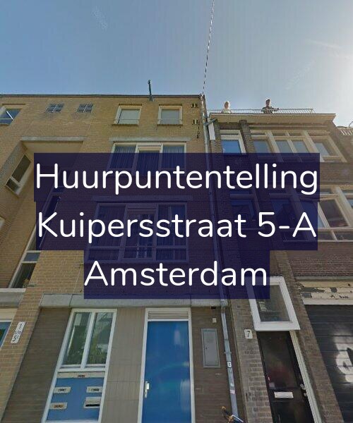 Foto gevel Huurpuntentelling voor Kuipersstraat 5-A, Amsterdam