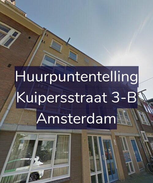 Foto gevel Huurpuntentelling voor Kuipersstraat 3-B, Amsterdam