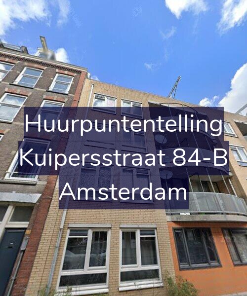 Foto gevel Huurpuntentelling voor Kuipersstraat 84-B, Amsterdam