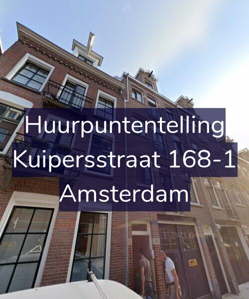 Foto gevel Huurpuntentelling voor Kuipersstraat 168-1, Amsterdam