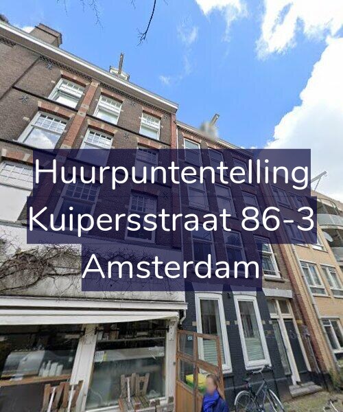 Foto gevel Huurpuntentelling voor Kuipersstraat 86-3, Amsterdam