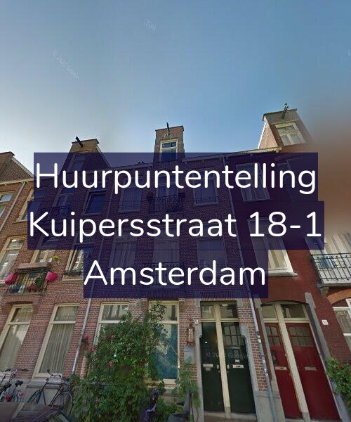 Foto gevel Huurpuntentelling voor Kuipersstraat 18-1, Amsterdam