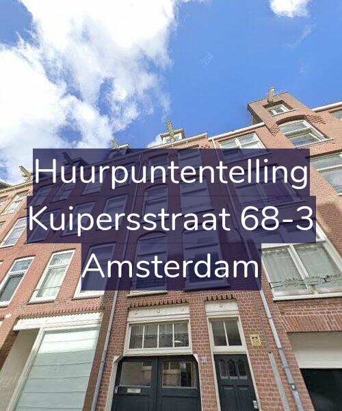 Foto gevel Huurpuntentelling voor Kuipersstraat 68-3, Amsterdam