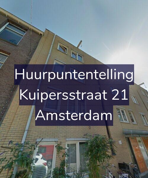 Foto gevel Huurpuntentelling voor Kuipersstraat 21, Amsterdam