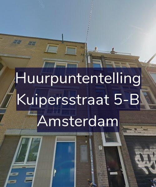 Foto gevel Huurpuntentelling voor Kuipersstraat 5-B, Amsterdam