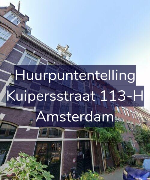 Foto gevel Huurpuntentelling voor Kuipersstraat 113-H, Amsterdam