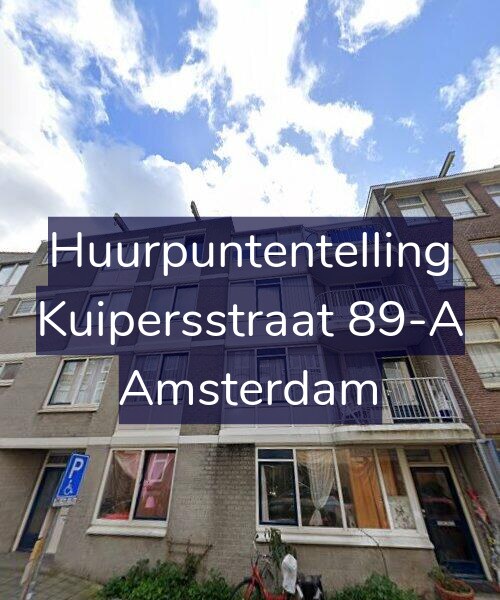 Foto gevel Huurpuntentelling voor Kuipersstraat 89-A, Amsterdam