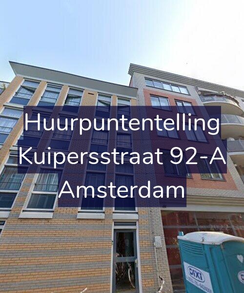 Foto gevel Huurpuntentelling voor Kuipersstraat 92-A, Amsterdam
