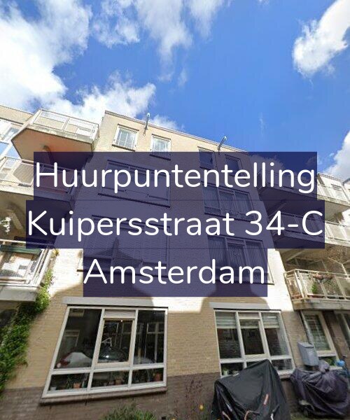 Foto gevel Huurpuntentelling voor Kuipersstraat 34-C, Amsterdam