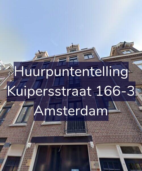 Foto gevel Huurpuntentelling voor Kuipersstraat 166-3, Amsterdam