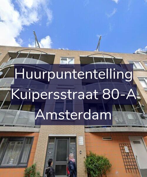Foto gevel Huurpuntentelling voor Kuipersstraat 80-A, Amsterdam