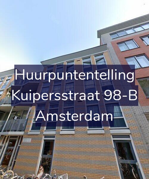 Foto gevel Huurpuntentelling voor Kuipersstraat 98-B, Amsterdam