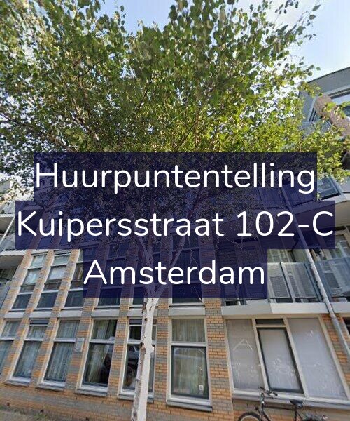 Foto gevel Huurpuntentelling voor Kuipersstraat 102-C, Amsterdam