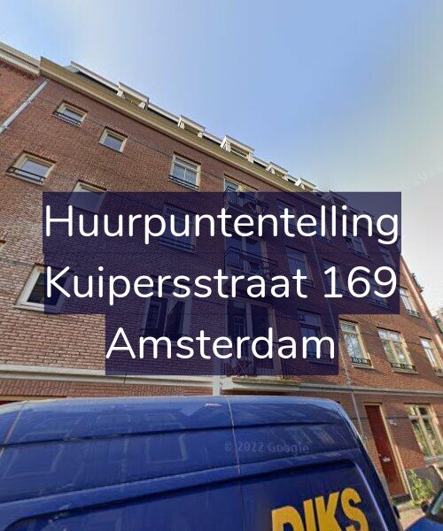 Foto gevel Huurpuntentelling voor Kuipersstraat 169, Amsterdam