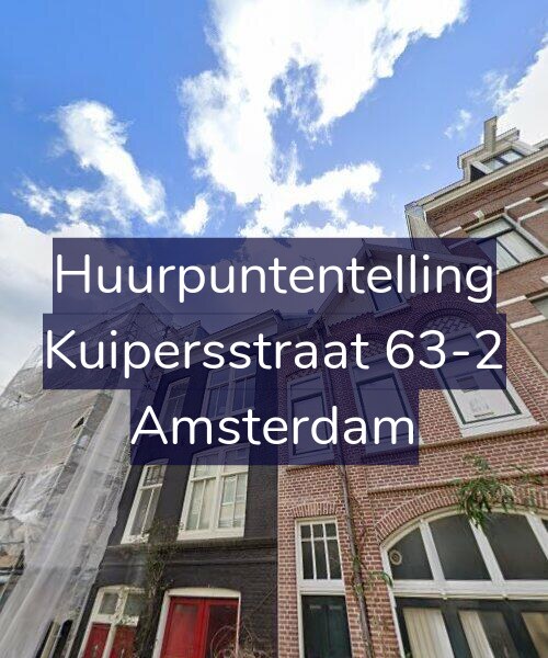 Foto gevel Huurpuntentelling voor Kuipersstraat 63-2, Amsterdam
