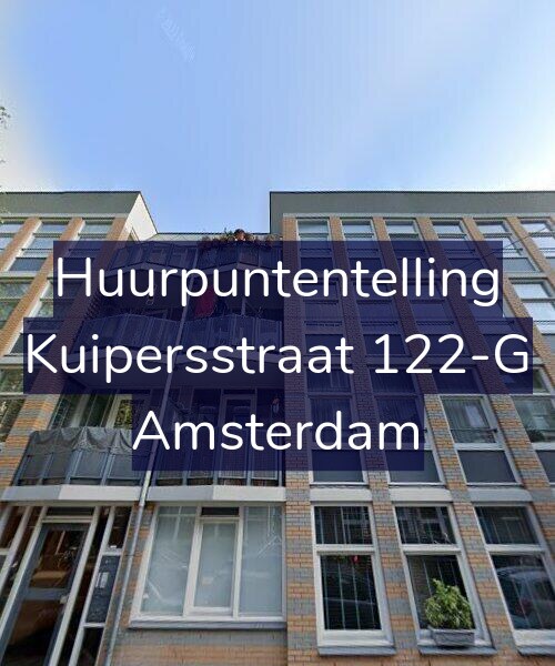Foto gevel Huurpuntentelling voor Kuipersstraat 122-G, Amsterdam