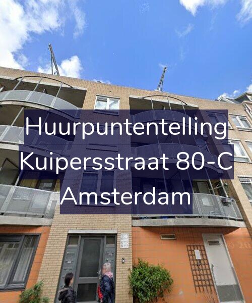Foto gevel Huurpuntentelling voor Kuipersstraat 80-C, Amsterdam