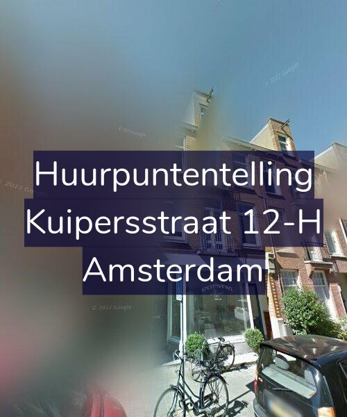Foto gevel Huurpuntentelling voor Kuipersstraat 12-H, Amsterdam