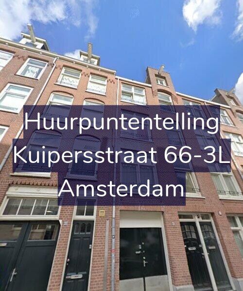 Foto gevel Huurpuntentelling voor Kuipersstraat 66-3L, Amsterdam