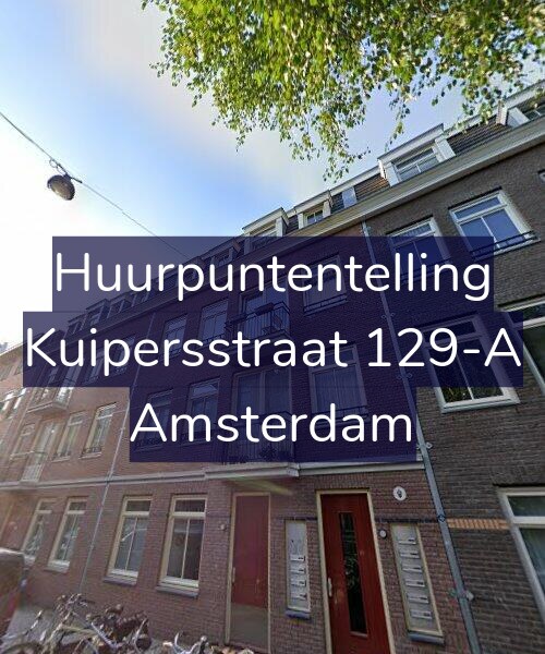 Foto gevel Huurpuntentelling voor Kuipersstraat 129-A, Amsterdam