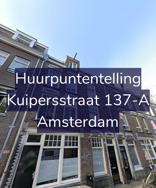 Foto gevel Huurpuntentelling voor Kuipersstraat 137-A, Amsterdam