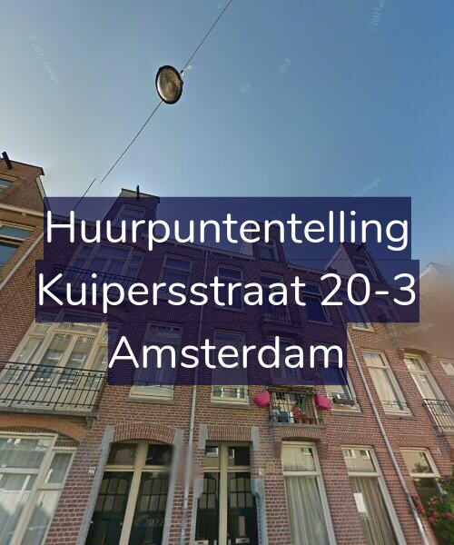 Foto gevel Huurpuntentelling voor Kuipersstraat 20-3, Amsterdam