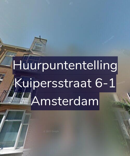 Foto gevel Huurpuntentelling voor Kuipersstraat 6-1, Amsterdam