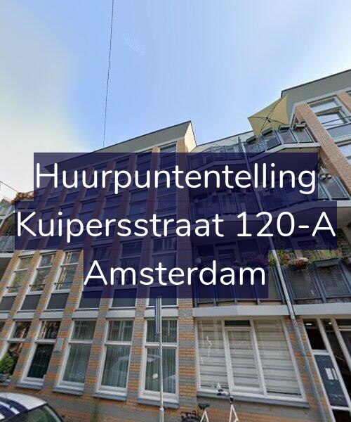 Foto gevel Huurpuntentelling voor Kuipersstraat 120-A, Amsterdam