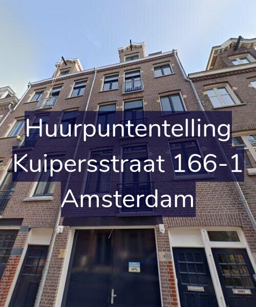 Foto gevel Huurpuntentelling voor Kuipersstraat 166-1, Amsterdam