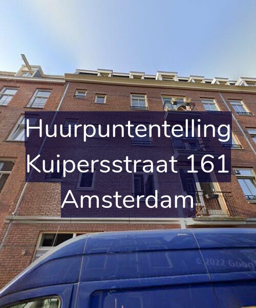 Foto gevel Huurpuntentelling voor Kuipersstraat 161, Amsterdam