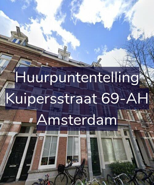 Foto gevel Huurpuntentelling voor Kuipersstraat 69-AH, Amsterdam