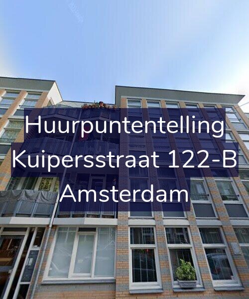 Foto gevel Huurpuntentelling voor Kuipersstraat 122-B, Amsterdam