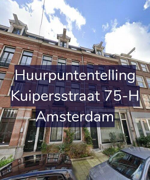 Foto gevel Huurpuntentelling voor Kuipersstraat 75-H, Amsterdam